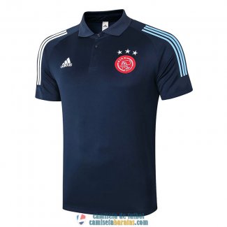 Camiseta Ajax Polo Navy 2020/2021