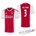 Camiseta Ajax Primera Equipacion 3#VELTMAN 2018-2019