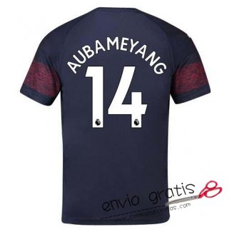 Camiseta Arsenal Segunda Equipacion 14#AUBAMEYANG 2018-2019