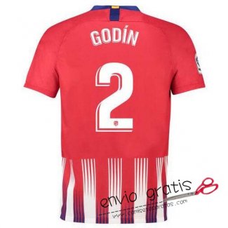 Camiseta Atletico de Madrid Primera Equipacion 2#GODIN 2018-2019