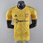 Camiseta Authentic Manchester United Portero Yellow 2022/2023