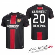 Camiseta Bayer Leverkusen Primera Equipacion 20#CH.ARANGUIZ 2018-2019