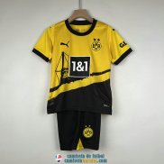 Camiseta Borussia Dortmund Ninos Primera Equipacion 2023/2024