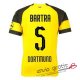 Camiseta Borussia Dortmund Primera Equipacion 5#BARTRA 2018-2019