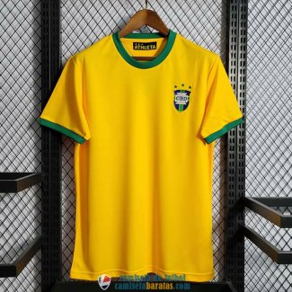 Camiseta Brasil Retro Primera Equipacion 1970/1972