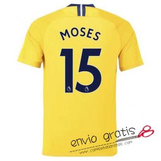 Camiseta Chelsea Segunda Equipacion 15#MOSES 2018-2019