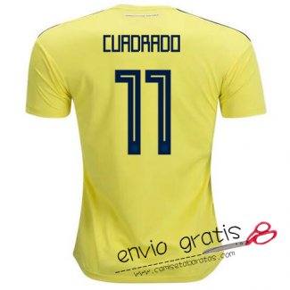 Camiseta Colombia Primera Equipacion 11#CUADRADO 2018