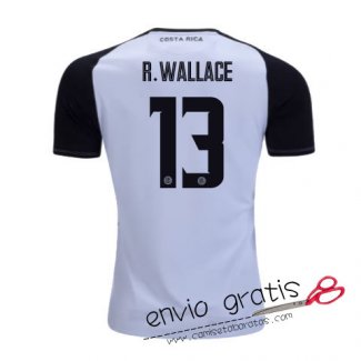 Camiseta Costa Rica Segunda Equipacion 13#R.WALLACE 2018