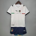 Camiseta Italia Ninos Segunda Equipacion 2021/2022