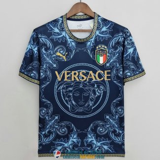 Camiseta Italia x Versace Blue 2022/2023