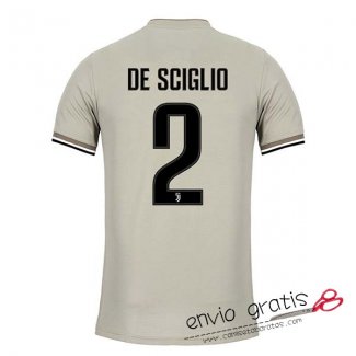Camiseta Juventus Segunda Equipacion 2#DE SCIGLIO 2018-2019