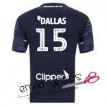 Camiseta Leeds United Segunda Equipacion 15#DALLAS 2018-2019 Camiseta Leeds United Segunda Equipacion 15#DALLAS 2018-2019