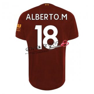 Camiseta Liverpool Primera Equipacion 18 ALBERTO.M 2019-2020 LFC