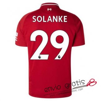 Camiseta Liverpool Primera Equipacion 29#SOLANKE 2018-2019