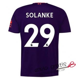 Camiseta Liverpool Segunda Equipacion 29#SOLANKE 2018-2019