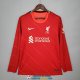 Camiseta Manga Larga Liverpool Primera Equipacion 2021/2022