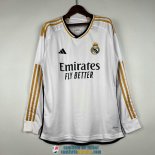 Camiseta Manga Larga Real Madrid Primera Equipacion 2023/2024