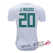 Camiseta Mexico Segunda Equipacion 20#J.AQUINO 2018