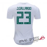 Camiseta Mexico Segunda Equipacion 23#J.GALLARDO 2018