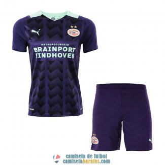 Camiseta PSV Eindhoven Ninos Segunda Equipacion 2021/2022