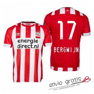 Camiseta PSV Eindhoven Primera Equipacion 17#BERGWIJN 2018-2019