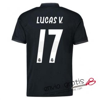 Camiseta Real Madrid Segunda Equipacion 17#LUCAS V. 2018-2019