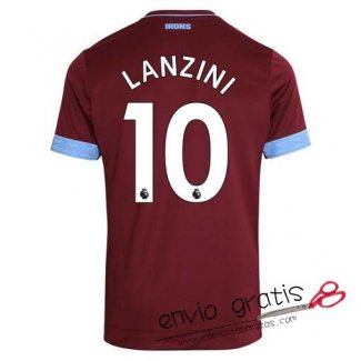 Camiseta West Ham United Primera Equipacion 10#LANZINI 2018-2019