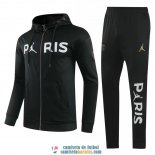 PSG x JORDAN Sudadera Capucha Black + Pantalon 2020/2021 PSG x JORDAN Sudadera Capucha Black + Pantalon 2020/2021