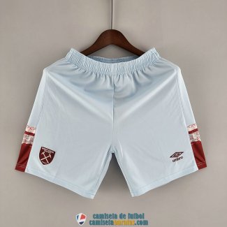 Pantalon Corto West Ham United Primera Equipacion 2022/2023