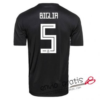 Camiseta Argentina Segunda Equipacion 5#BIGLIA 2018