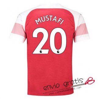 Camiseta Arsenal Primera Equipacion 20#MUSTAFI 2018-2019