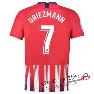 Camiseta Atletico de Madrid Primera Equipacion 7#GRIEZMANN 2018-2019