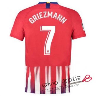 Camiseta Atletico de Madrid Primera Equipacion 7#GRIEZMANN 2018-2019