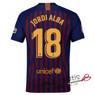 Camiseta Barcelona Primera Equipacion 18#JORDI ALBA 2018-2019