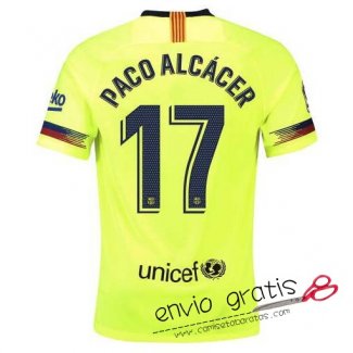 Camiseta Barcelona Segunda Equipacion 17#PACO ALCACER 2018-2019