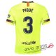 Camiseta Barcelona Segunda Equipacion 3#PIQUE 2018-2019