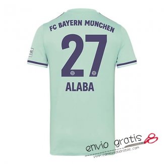 Camiseta Bayern Munich Segunda Equipacion 27#ALABA 2018-2019