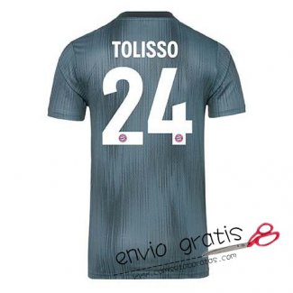 Camiseta Bayern Munich Tercera Equipacion 24#TOLISSO 2018-2019