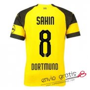 Camiseta Borussia Dortmund Primera Equipacion 8#SAHIN 2018-2019