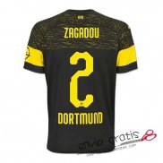 Camiseta Borussia Dortmund Segunda Equipacion 2#ZAGADOU 2018-2019