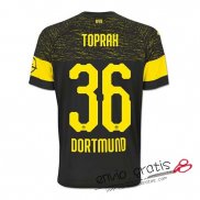 Camiseta Borussia Dortmund Segunda Equipacion 36#TOPRAK 2018-2019