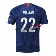 Camiseta Chelsea Primera Equipacion 22 WILLIAN 2019-2020 Cup