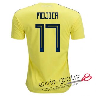 Camiseta Colombia Primera Equipacion 17#MOJICA 2018