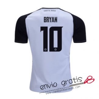 Camiseta Costa Rica Segunda Equipacion 10#BRYAN 2018