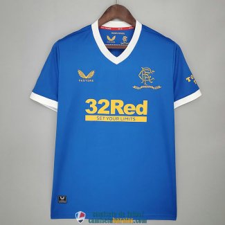 Camiseta Glasgow Rangers Primera Equipacion 2021/2022