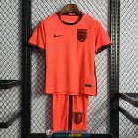 Camiseta Inglaterra Ninos Segunda Equipacion 2022/2023