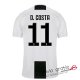 Camiseta Juventus Primera Equipacion 11#D.COSTA 2018-2019