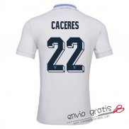 Camiseta Lazio Segunda Equipacion 22#CACERES 2018-2019