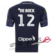 Camiseta Leeds United Segunda Equipacion 12#DE BOCK 2018-2019