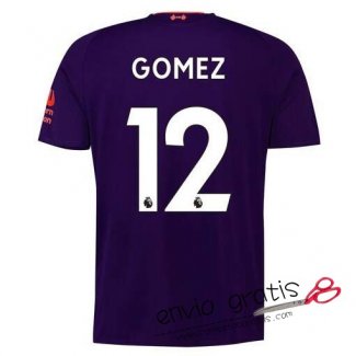 Camiseta Liverpool Segunda Equipacion 12#GOMEZ 2018-2019